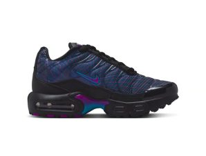 Nike – NIKE AIR MAX PLUS – BLACK/VIVID PURPLE-BALTIC BLUE