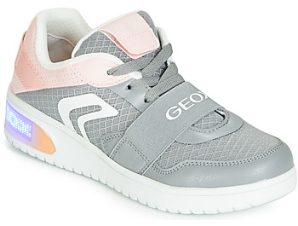 Ψηλά Sneakers Geox J XLED GIRL ΣΤΕΛΕΧΟΣ: Συνθετικό και ύφασμα & ΕΠΕΝΔΥΣΗ: Ύφασμα & ΕΣ. ΣΟΛΑ: & ΕΞ. ΣΟΛΑ: Καουτσούκ