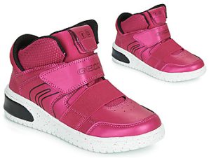 Ψηλά Sneakers Geox J XLED GIRL ΣΤΕΛΕΧΟΣ: Συνθετικό και ύφασμα & ΕΠΕΝΔΥΣΗ: Ύφασμα & ΕΣ. ΣΟΛΑ: Δέρμα & ΕΞ. ΣΟΛΑ: Συνθετικό