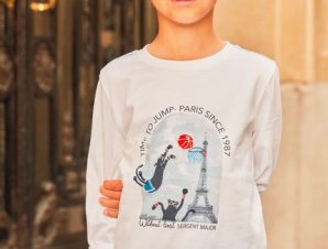 Παιδική Μακρυμάνικη Μπλούζα για Αγόρια Sergent Major Λευκή Paris – ΛΕΥΚΟ