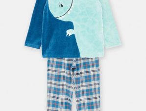 Παιδικές Μακρυμάνικες Πιτζάμες για Αγόρια Blue Whale – ΜΠΛΕ