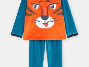Παιδικές Μακρυμάνικες Πιτζάμες για Αγόρια Blue Tiger – ΠΟΡΤΟΚΑΛΙ