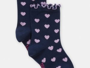 Παιδικές Κάλτσες για Κορίτσια Blue Hearts – ΜΠΛΕ