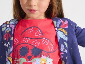Παιδική Μπλούζα για Κορίτσια Red Dog – ΚΟΚΚΙΝΟ