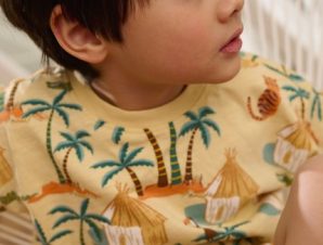 Παιδική Μπλούζα για Αγόρια Yellow Exotic – ΚΙΤΡΙΝΟ